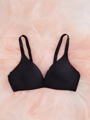 1PC V-Style Lady's Comfortable Wireless Soft Cup Solid Underwear Bra