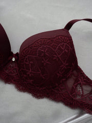 Lace Patchwork Sexy Wireless Bra