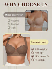Soft & Comfortable Wireless Adjustable Strap Lift & Support Bra