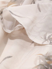 Floral Print Mid-Length Elegant Dress For Women, Spring/Summer