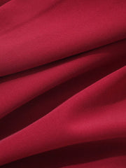 Solid Color Women Ruffle Sleeve Dress