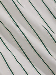 Vertical Stripe Batwing Sleeve Shirt