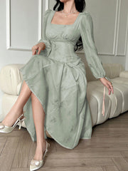 Women's Chiffon Floral Print Dress