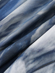 Women's Tie-Dye Wrap Midi Dress