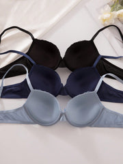 Simple Casual underwired Bra With Padding