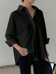 Loose fit Black Blouse