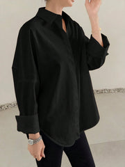Loose fit Black Blouse