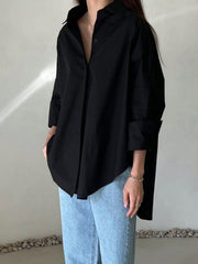 Loose fit Black Blouse