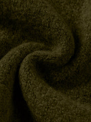 Solid Color High Neck Light Simple Commuting Style Sweater