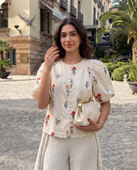 Ditsy Floral Short Sleeve Summer Shirt