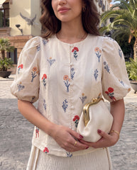 Ditsy Floral Short Sleeve Summer Shirt