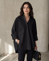 Loose fit Black Shirt