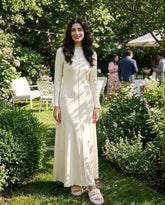 Women's Casual Waist Cinched Solid Color Long Sleeve Dress