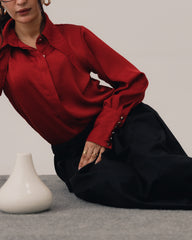 The Poise Lustre Blouse