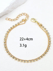 One Piece European And American Style Multilayer Foot Chain