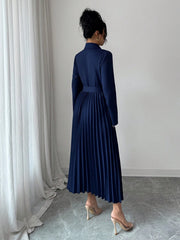 Casual And Versatile Elegant Commuting Dress With A Patchwork Suit Collar