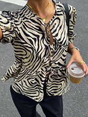 Women's Round Neck Short Sleeve Shirt