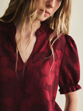 V-Neck Bubble Sleeves Summer Shirt