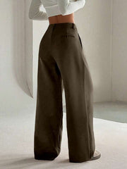 Premium High-Waist Elegant Slimming Wide Leg Pants