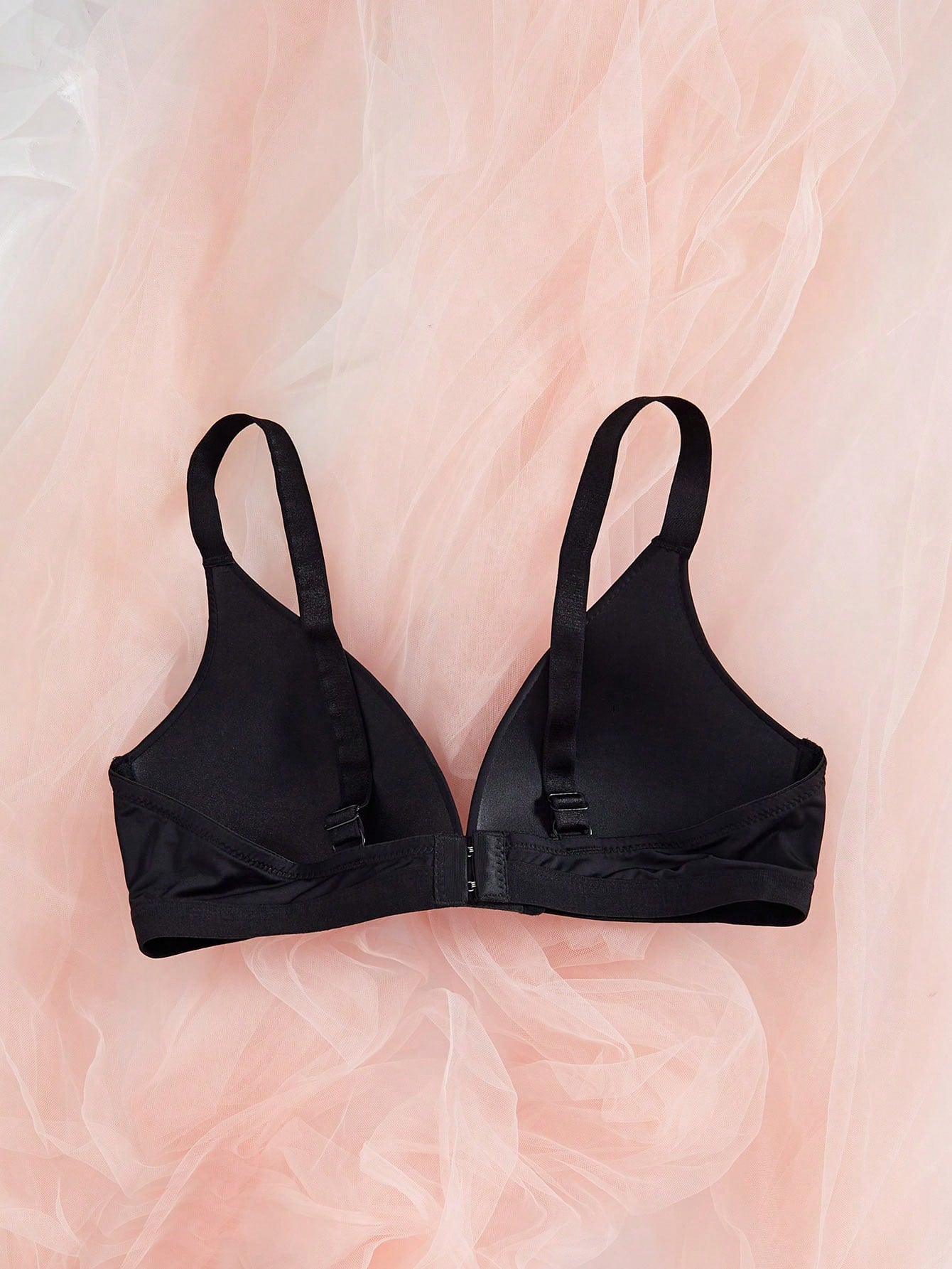 1PC V-Style Lady's Comfortable Wireless Soft Cup Solid Underwear Bra