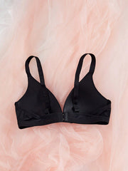 1PC V-Style Lady's Comfortable Wireless Soft Cup Solid Underwear Bra
