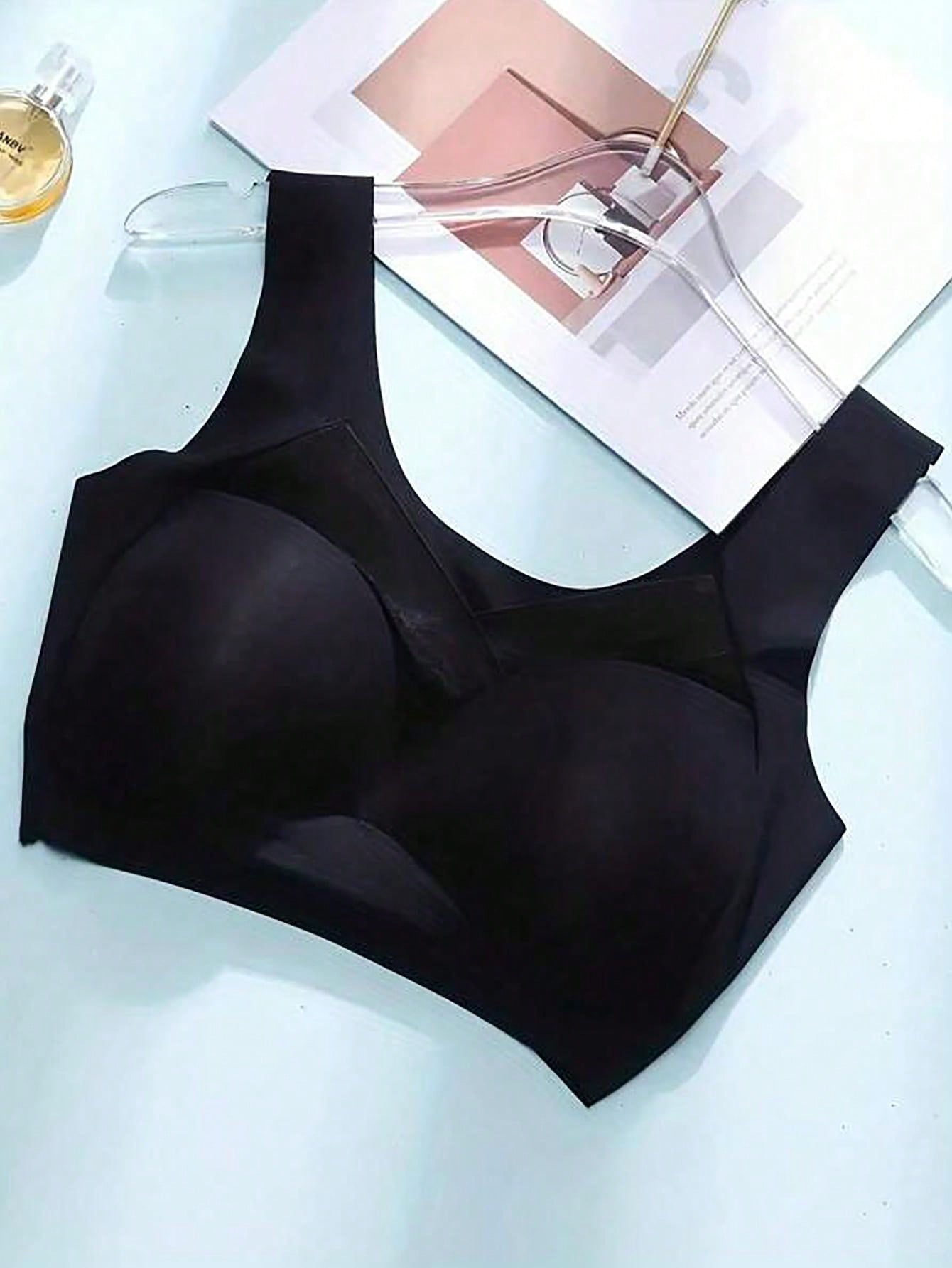 Backless Seamless Bra With Fixed Cups And No Wire