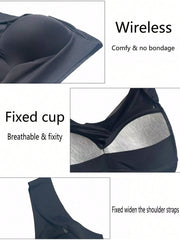 Backless Seamless Bra With Fixed Cups And No Wire