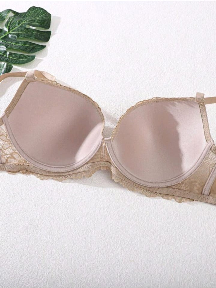 Lace Detail Underwire Bra