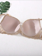 Lace Detail Underwire Bra
