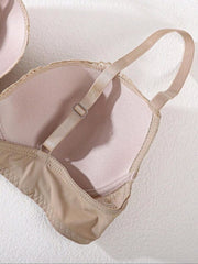 Lace Detail Underwire Bra