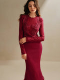 Shein Anewsta Fish Tail Mesh Dress