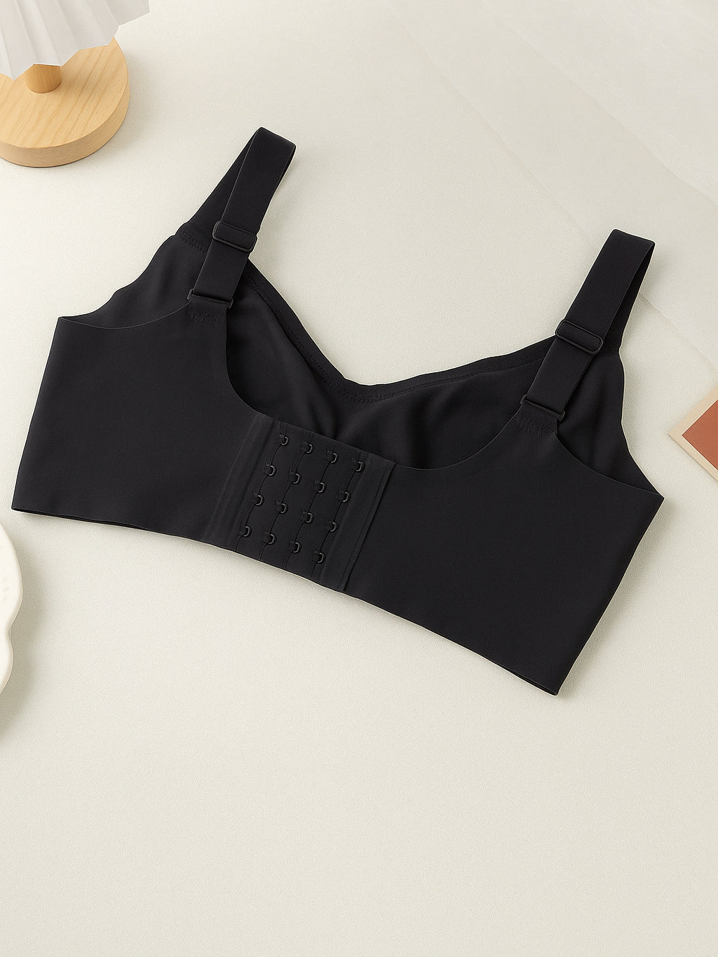 Simple Comfortable Sports Bras For Women, Wire-Free Solid Color Underwire Bras - Removable Padding