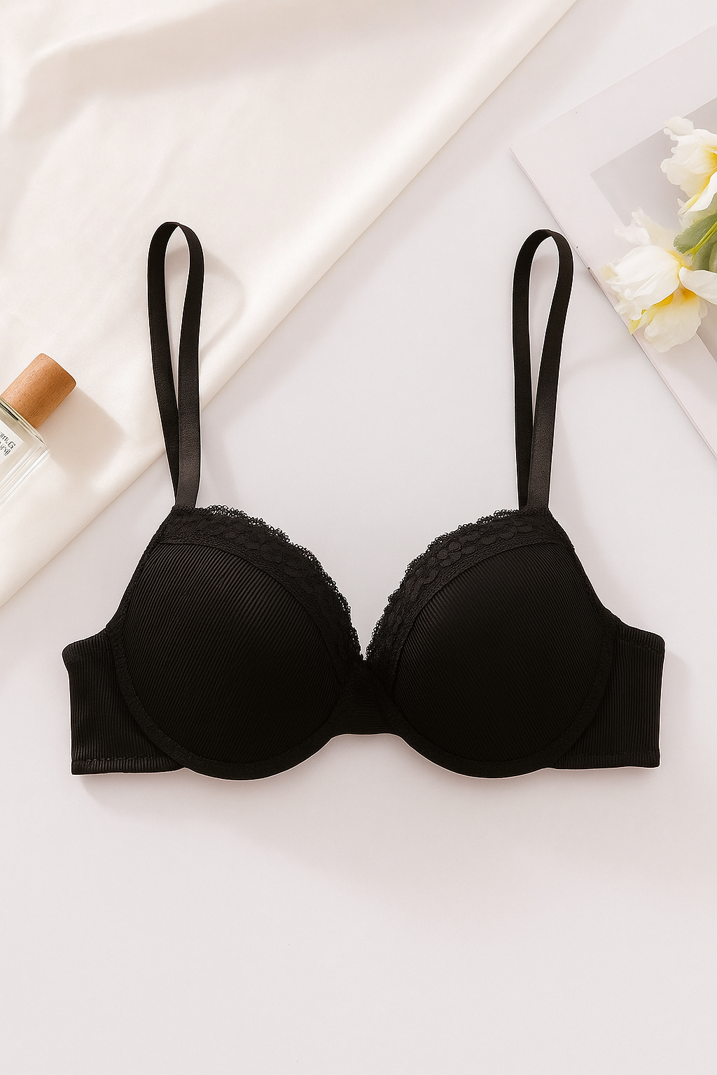 Simple Casual underwired Bra With Padding
