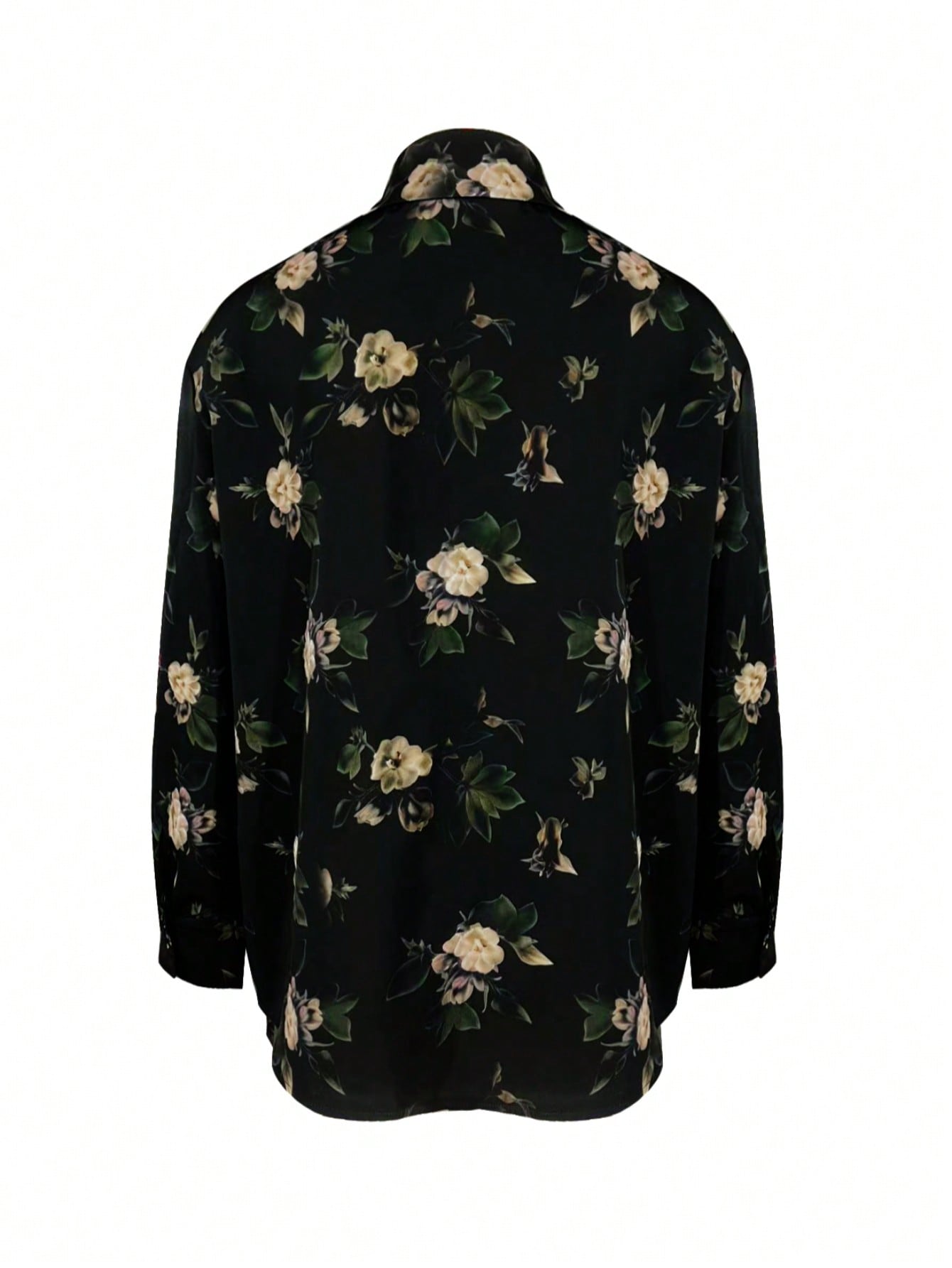 Shein Collared Regular Fit Floral Shirt