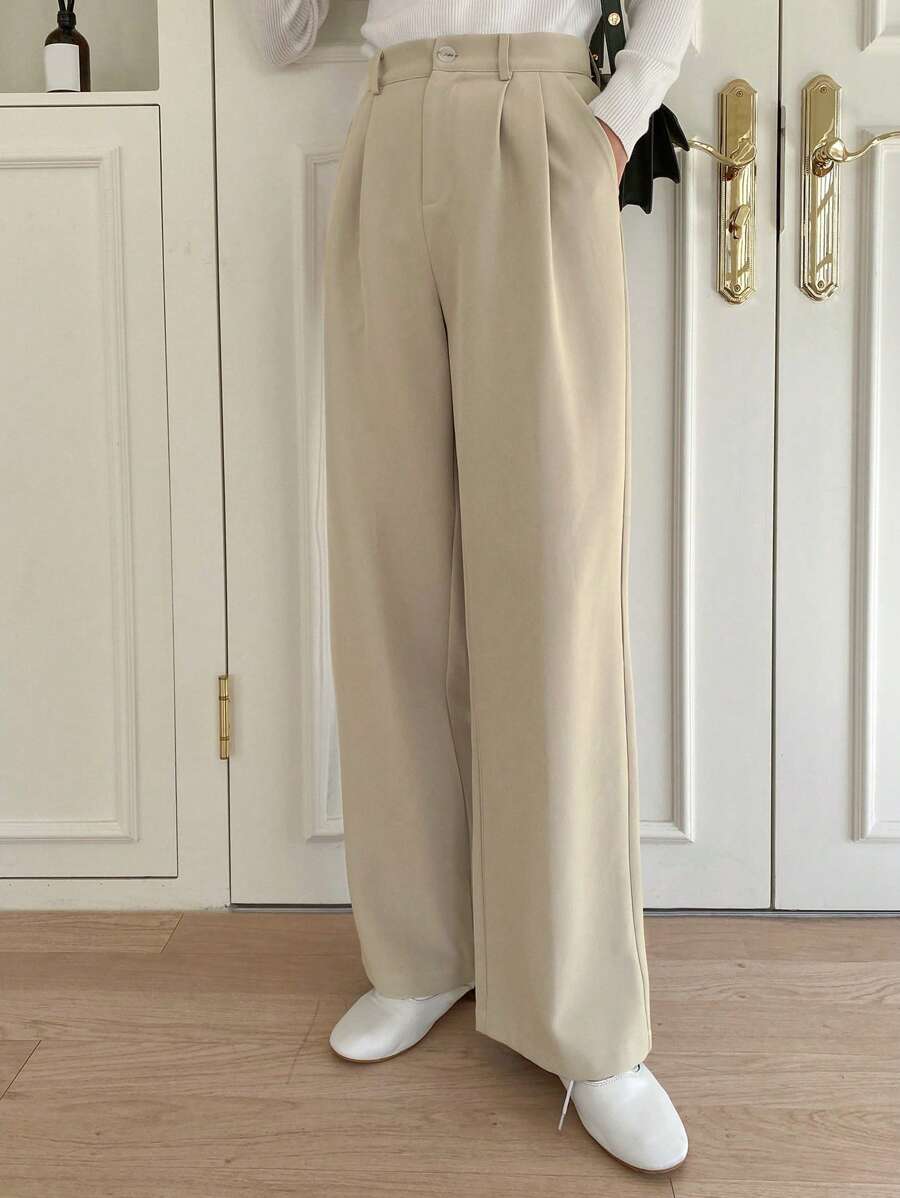 Shein DAZY Plicated Detail Suit Pants