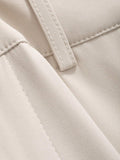 Shein DAZY Solid Color Casual Straight-Leg Trousers
