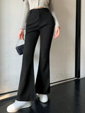 Shein DAZY Solid Color Flared Trousers
