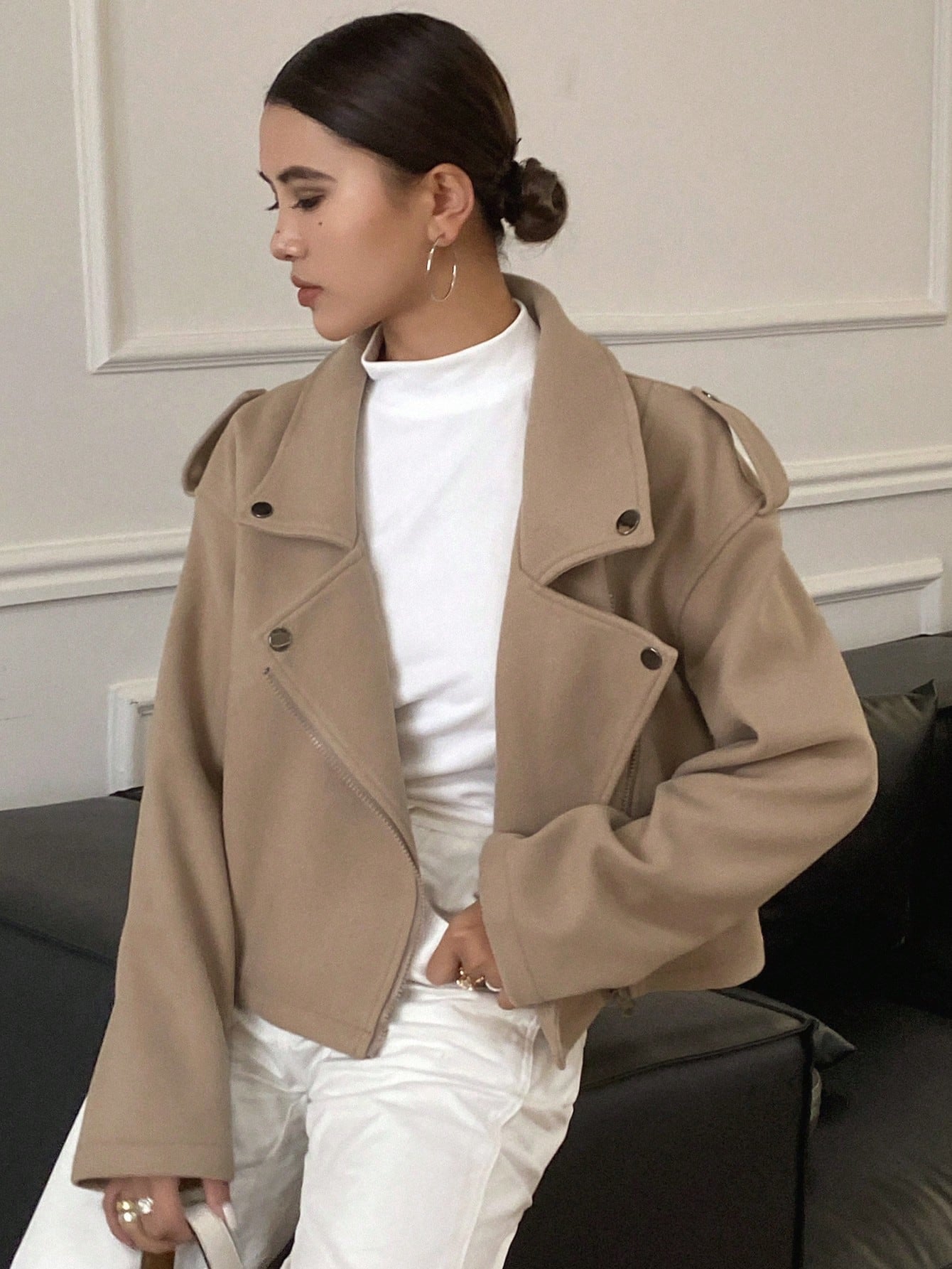Loose Casual Women Trench Style Jacket
