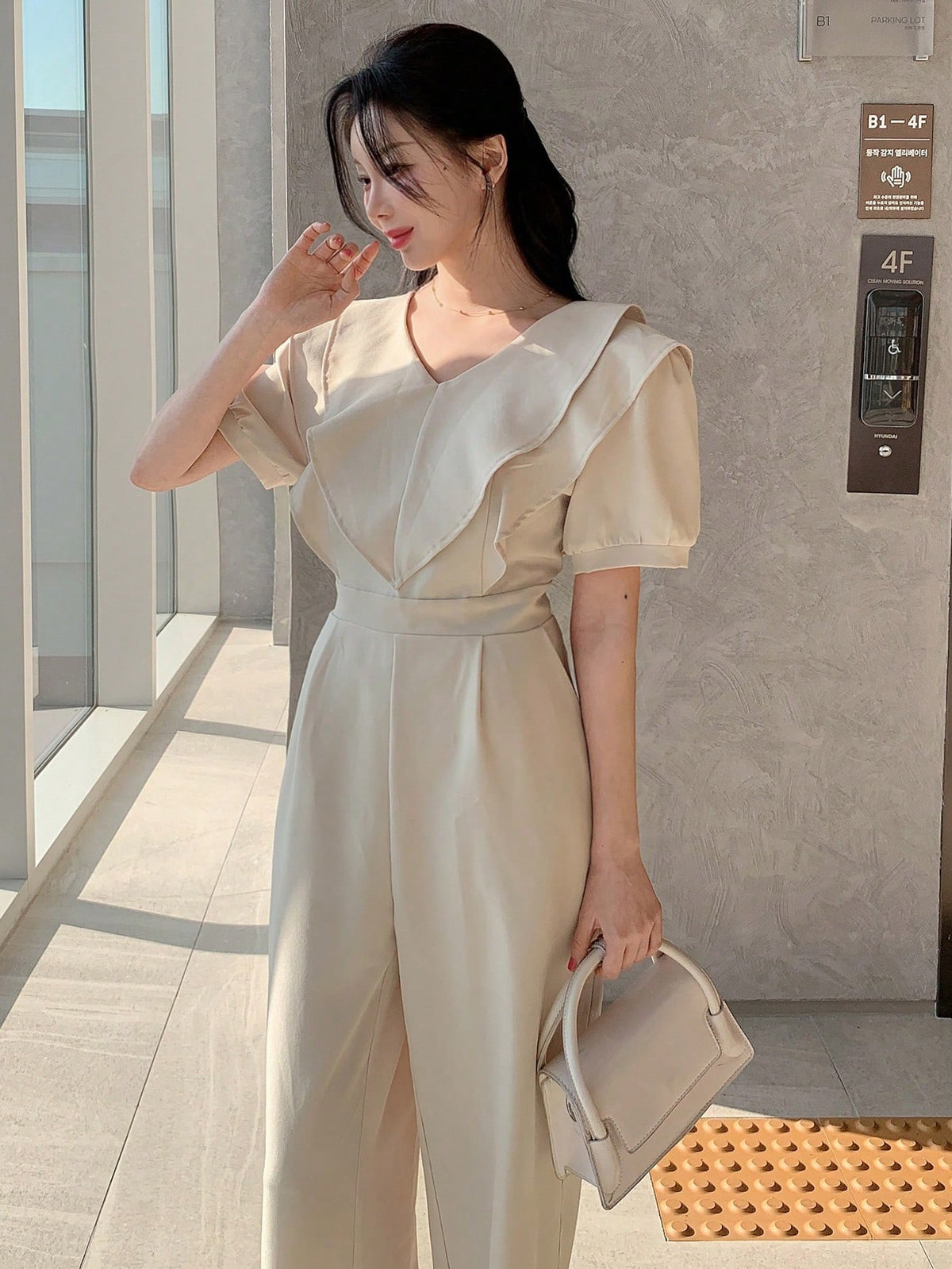 Shein DAZY Women's Elegant Solid Color Jumpsuit