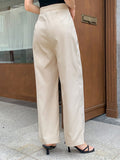 Shein DAZY Plicated Detail Wide Leg Pants