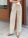 Shein DAZY Plicated Detail Wide Leg Pants