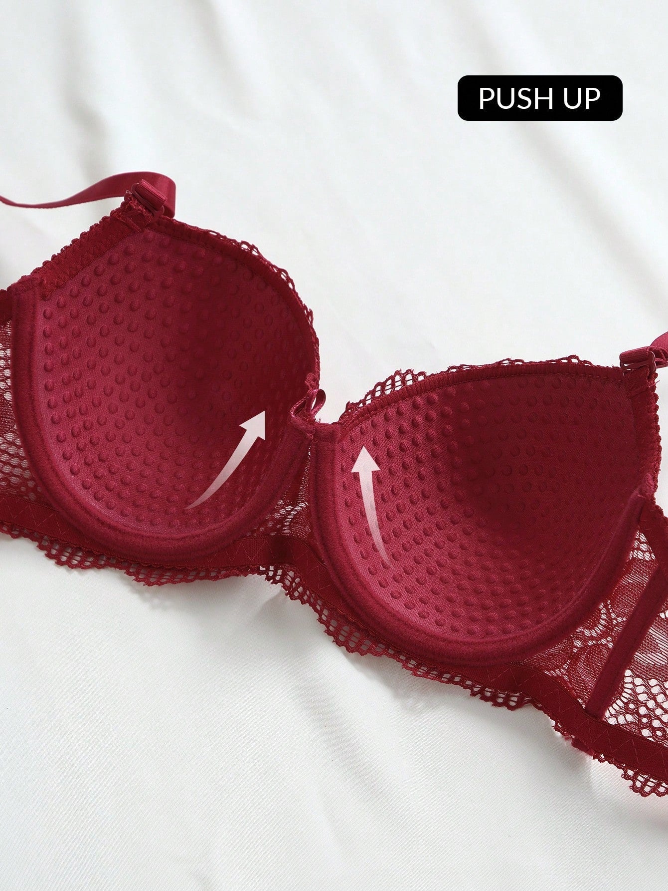 Floral Lace Underwire Bra & Panty Lingerie Set