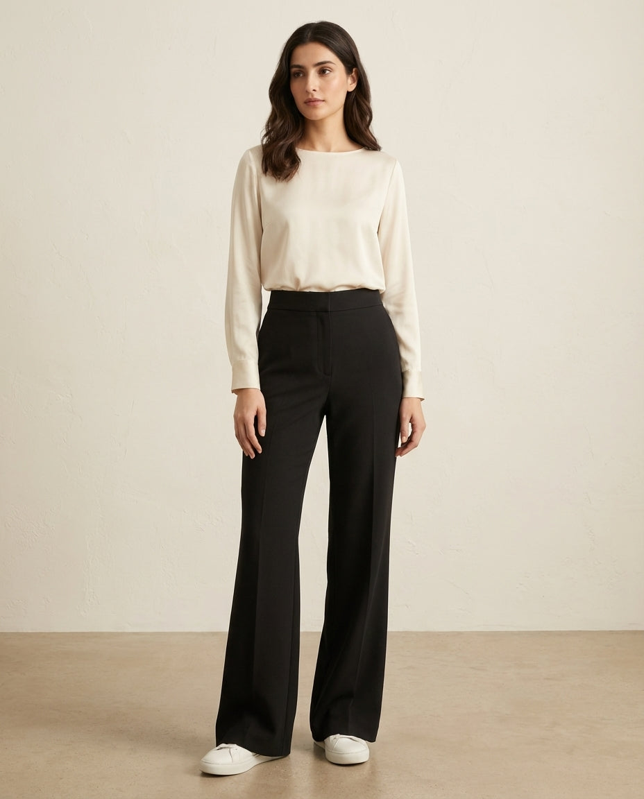 High Waist Flare Leg Pants Fall Cloth For Women