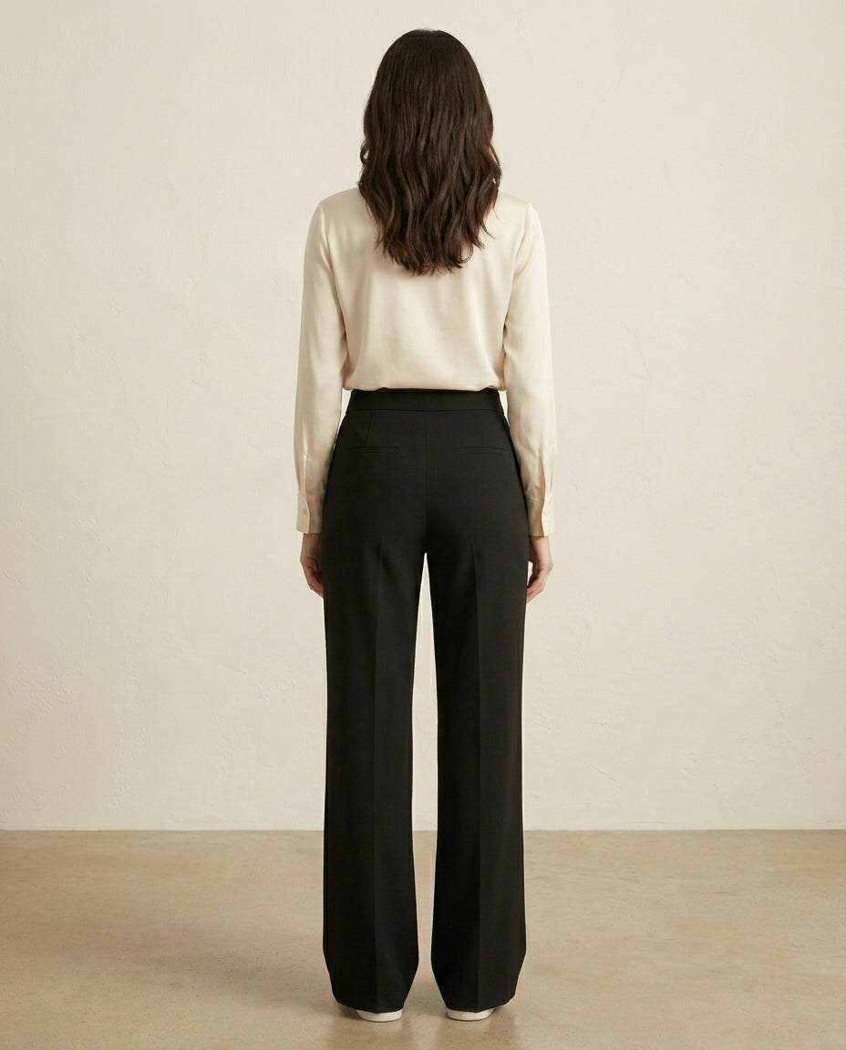High Waist Flare Leg Pants Fall Cloth For Women