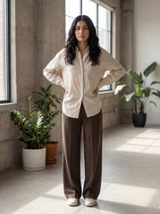 Premium High-Waist Elegant Slimming Wide Leg Pants