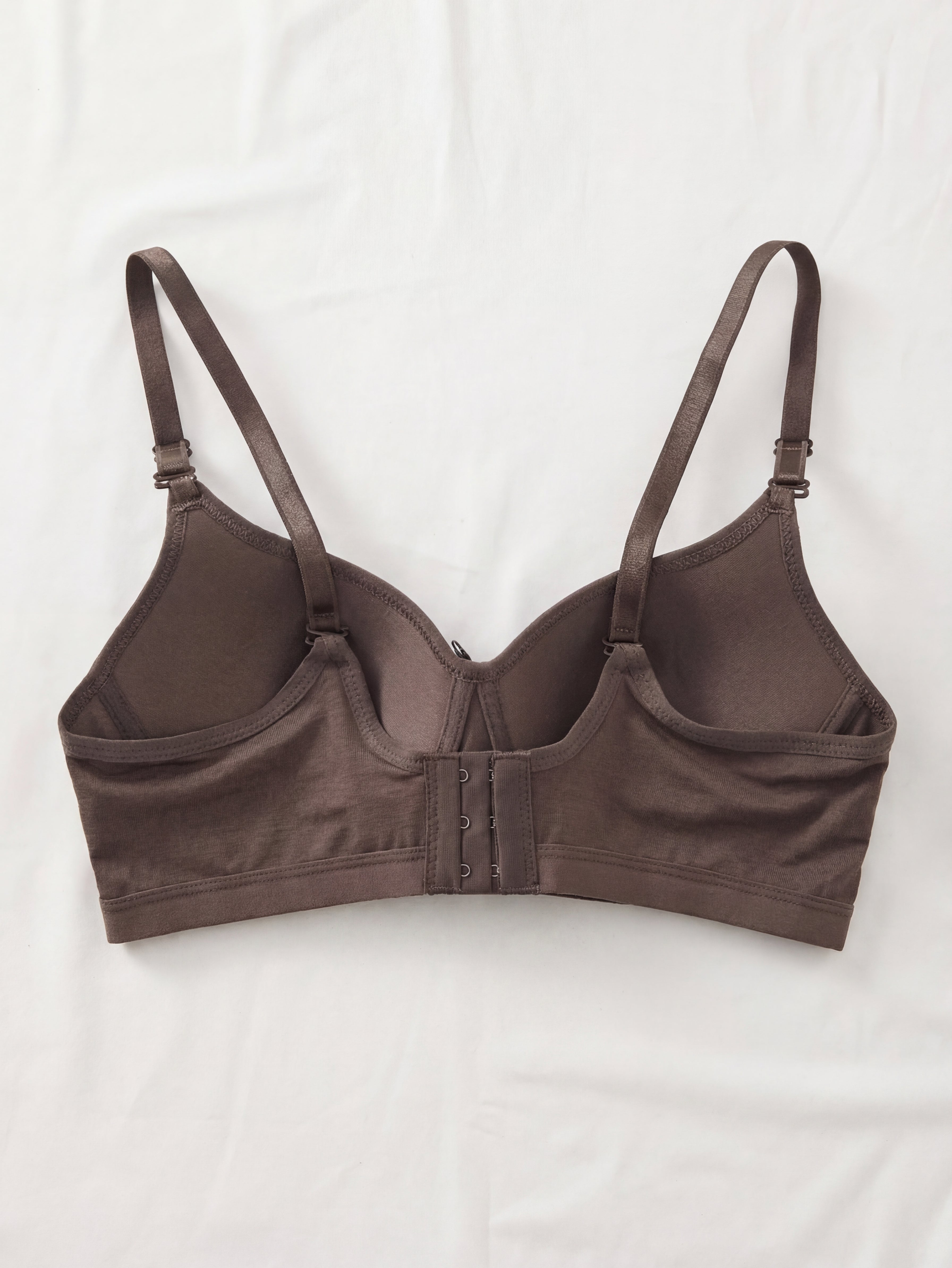 Comfortable Wireless Soft Cup Solid Bra