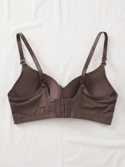 Comfortable Wireless Soft Cup Solid Bra