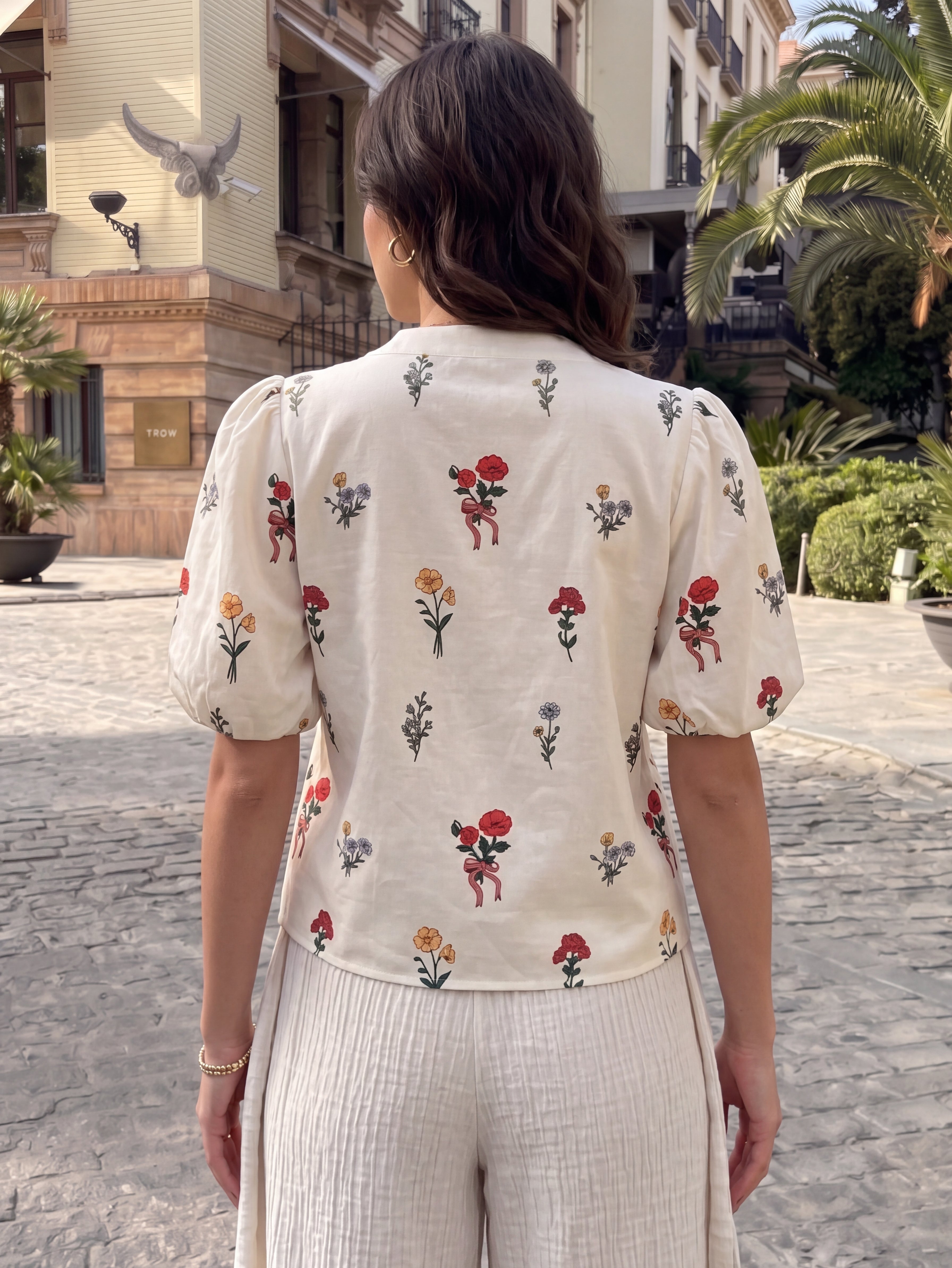 Ditsy Floral Short Sleeve Summer Shirt