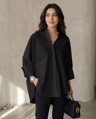 Loose fit Black Shirt