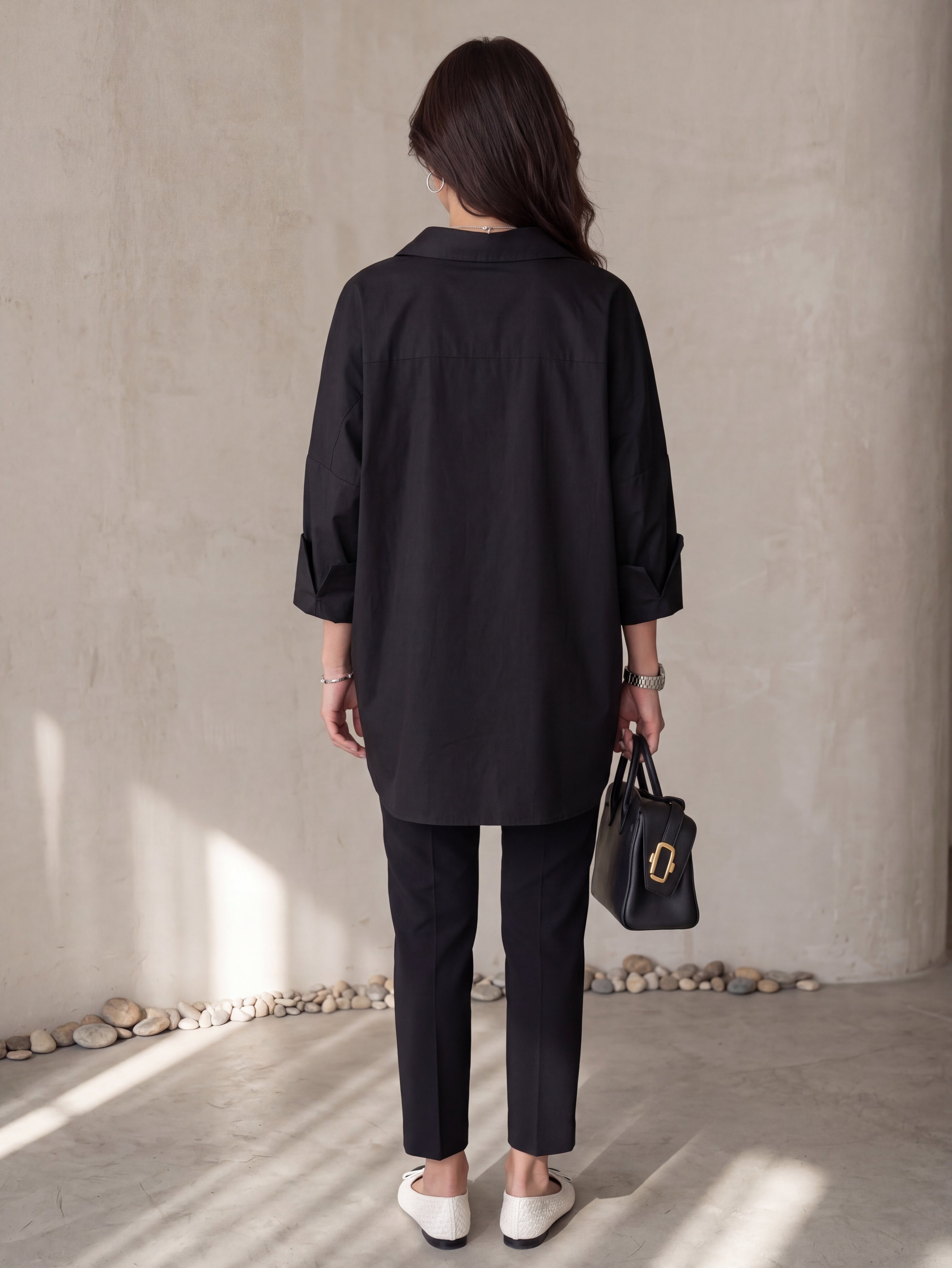 Loose fit Black Shirt